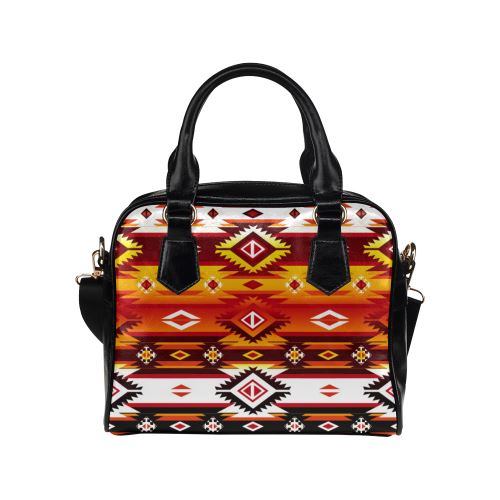 Adobe Fire Shoulder Handbag (Model 1634) Shoulder Handbags (1634) e-joyer