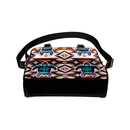 Adobe Fire Turtle Colored Shoulder Handbag (Model 1634) Shoulder Handbags (1634) e-joyer