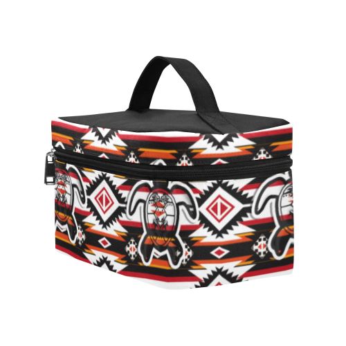 Adobe Fire Turtle Cosmetic Bag/Large (Model 1658) Cosmetic Bag e-joyer