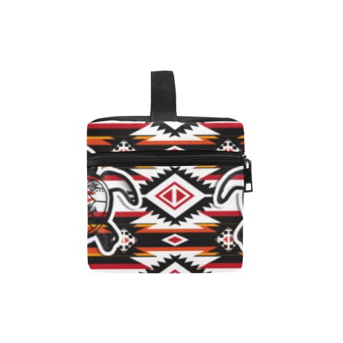 Adobe Fire Turtle Cosmetic Bag/Large (Model 1658) Cosmetic Bag e-joyer