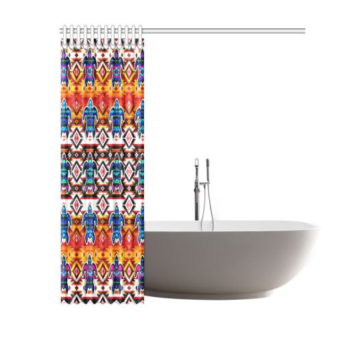Adobe Fire Turtle Shower Curtain 60"x72" Shower Curtain 60"x72" e-joyer