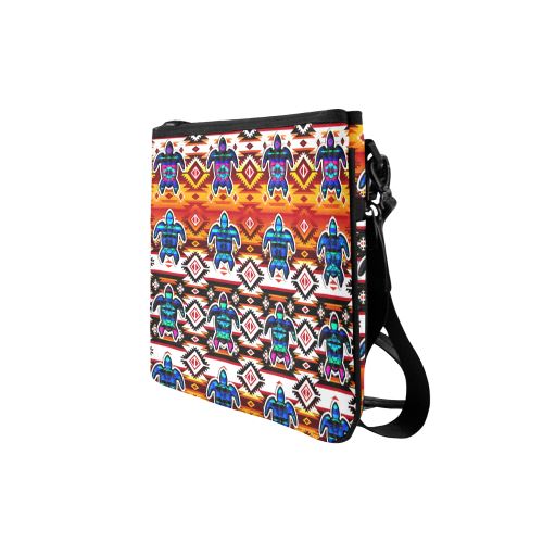 Adobe Fire Turtle Slim Clutch Bag (Model 1668) Slim Clutch Bags (1668) e-joyer