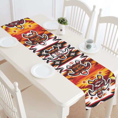 Adobe Fire Turtle Table Runner 16x72 inch Table Runner 16x72 inch e-joyer 