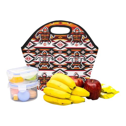 Adobe Fire Turtle2 Neoprene Lunch Bag/Small (Model 1669) Neoprene Lunch Bag/Small (1669) e-joyer