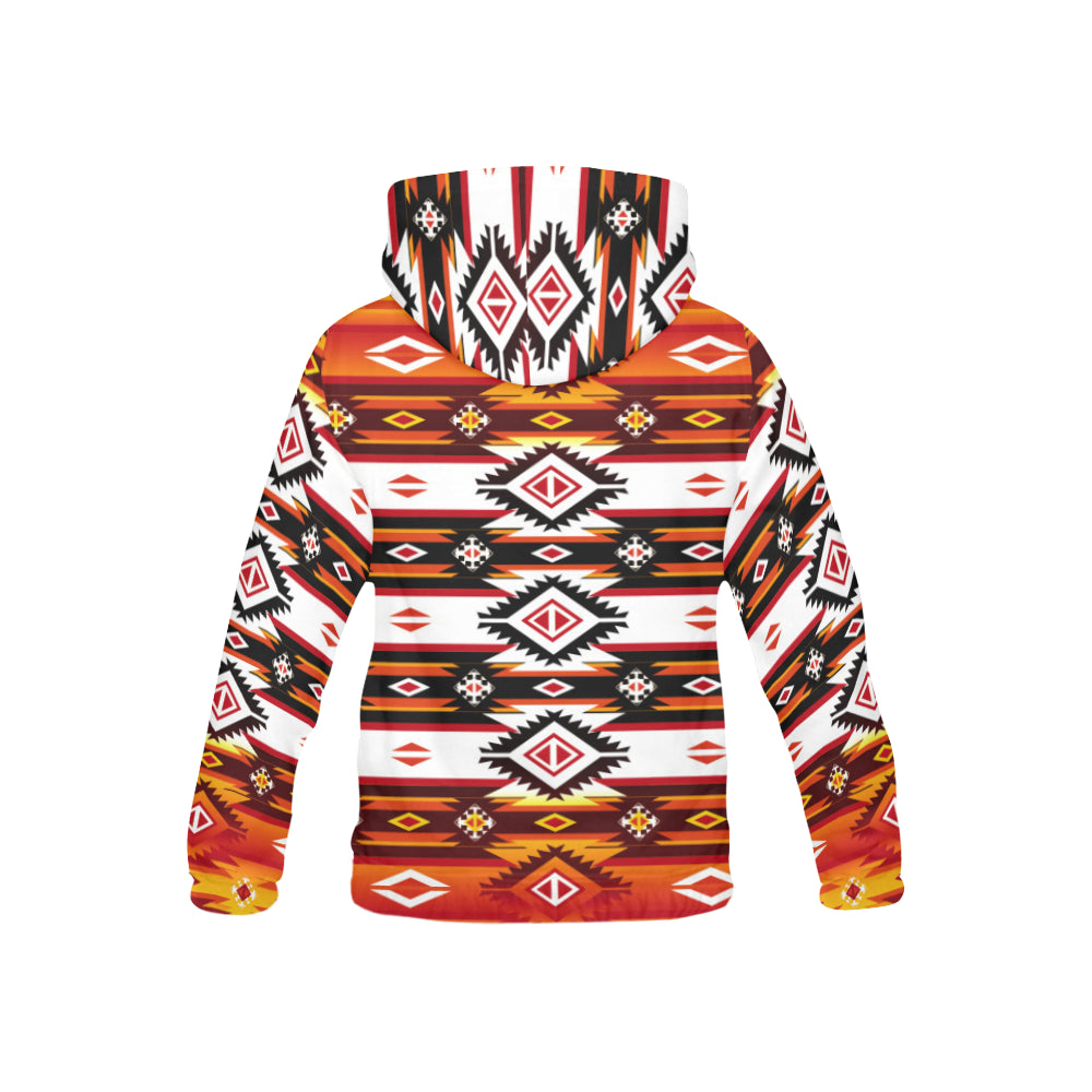 Adobe Fire with Turtle All Over Print Hoodie for Kid (USA Size) (Model H13) All Over Print Hoodie for Kid (H13) e-joyer