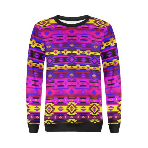Adobe Hunt All Over Print Crewneck Sweatshirt for Women (Model H18) Crewneck Sweatshirt for Women (H18) e-joyer