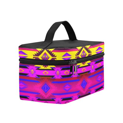 Adobe Hunt Cosmetic Bag/Large (Model 1658) Cosmetic Bag e-joyer