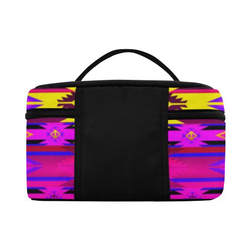 Adobe Hunt Cosmetic Bag/Large (Model 1658) Cosmetic Bag e-joyer