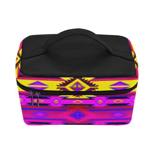 Adobe Hunt Cosmetic Bag/Large (Model 1658) Cosmetic Bag e-joyer