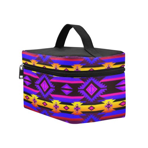 Adobe Hunt Cosmetic Bag/Large (Model 1658) Cosmetic Bag e-joyer
