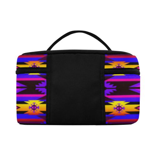 Adobe Hunt Cosmetic Bag/Large (Model 1658) Cosmetic Bag e-joyer