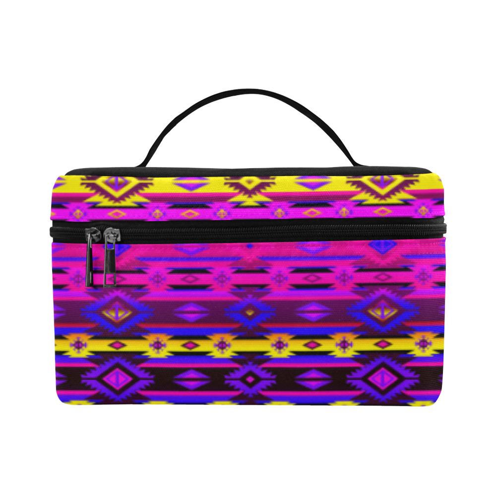 Adobe Hunt Cosmetic Bag/Large (Model 1658) Cosmetic Bag e-joyer