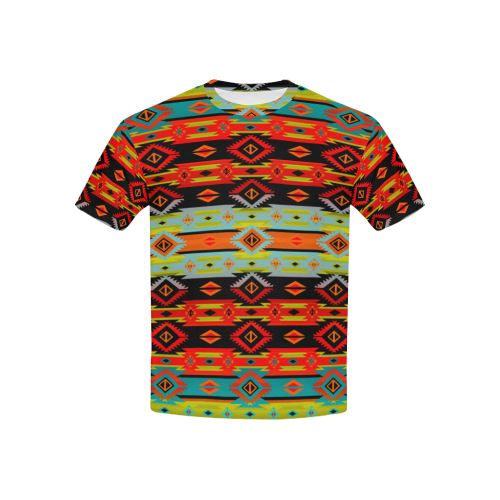 Adobe Kiva All Over Print T-shirt for Kid (USA Size) (Model T40) All Over Print T-shirt for Kid (T40) e-joyer