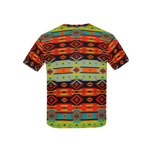 Adobe Kiva All Over Print T-shirt for Kid (USA Size) (Model T40) All Over Print T-shirt for Kid (T40) e-joyer