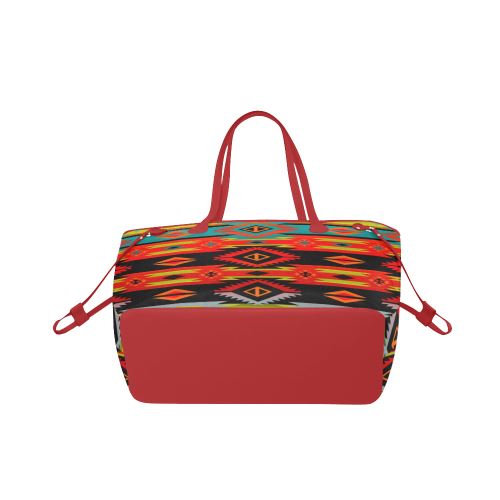 Adobe Kiva Clover Canvas Tote Bag (Model 1661) Clover Canvas Tote Bag (1661) e-joyer