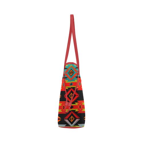 Adobe Kiva Clover Canvas Tote Bag (Model 1661) Clover Canvas Tote Bag (1661) e-joyer