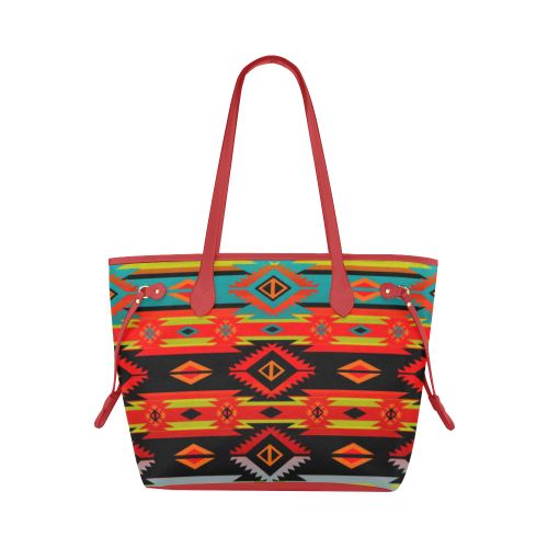 Adobe Kiva Clover Canvas Tote Bag (Model 1661) Clover Canvas Tote Bag (1661) e-joyer