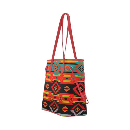 Adobe Kiva Clover Canvas Tote Bag (Model 1661) Clover Canvas Tote Bag (1661) e-joyer