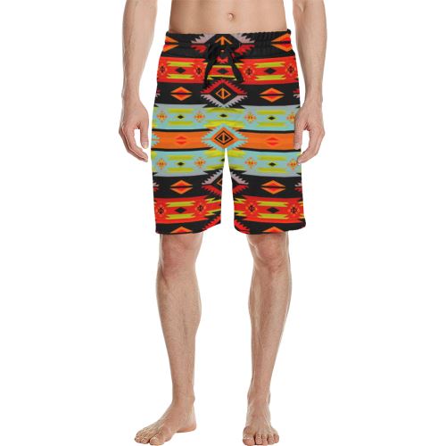 Adobe Kiva Men's All Over Print Casual Shorts (Model L23) Men's Casual Shorts (L23) e-joyer