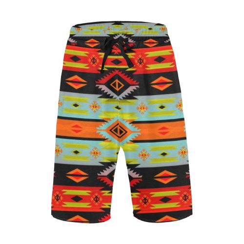 Adobe Kiva Men's All Over Print Casual Shorts (Model L23) Men's Casual Shorts (L23) e-joyer