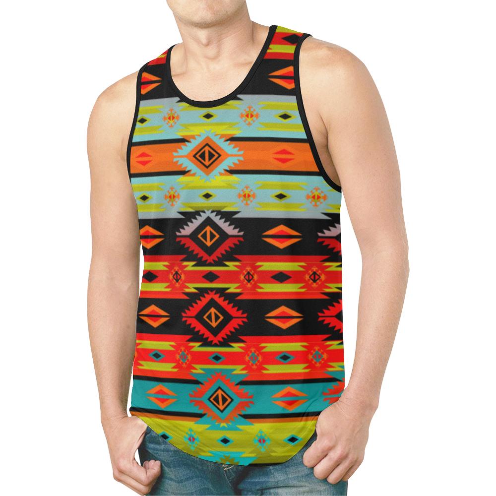 Adobe Kiva New All Over Print Tank Top for Men (Model T46) New All Over Print Tank Top for Men (T46) e-joyer