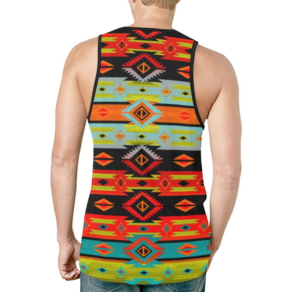 Adobe Kiva New All Over Print Tank Top for Men (Model T46) New All Over Print Tank Top for Men (T46) e-joyer
