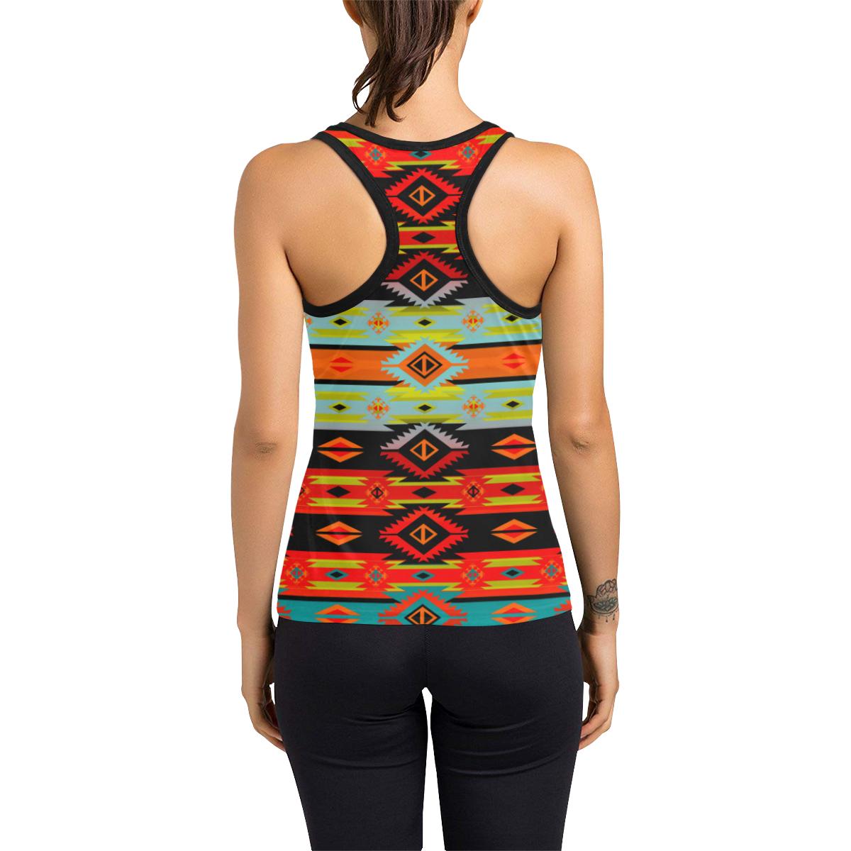 Adobe Kiva Women's Racerback Tank Top (Model T60) Racerback Tank Top (T60) e-joyer