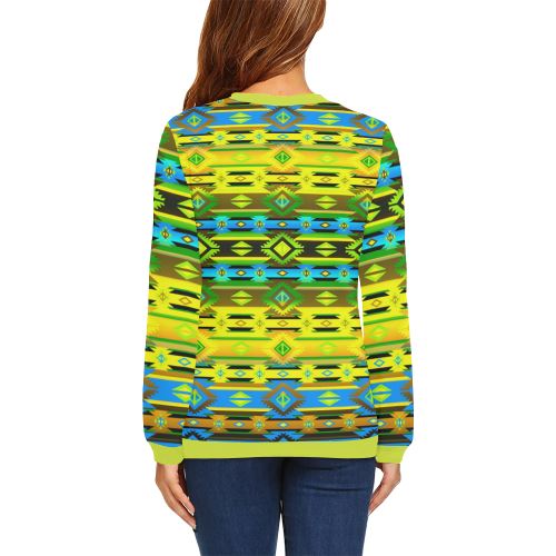 Adobe Midnight All Over Print Crewneck Sweatshirt for Women (Model H18) Crewneck Sweatshirt for Women (H18) e-joyer