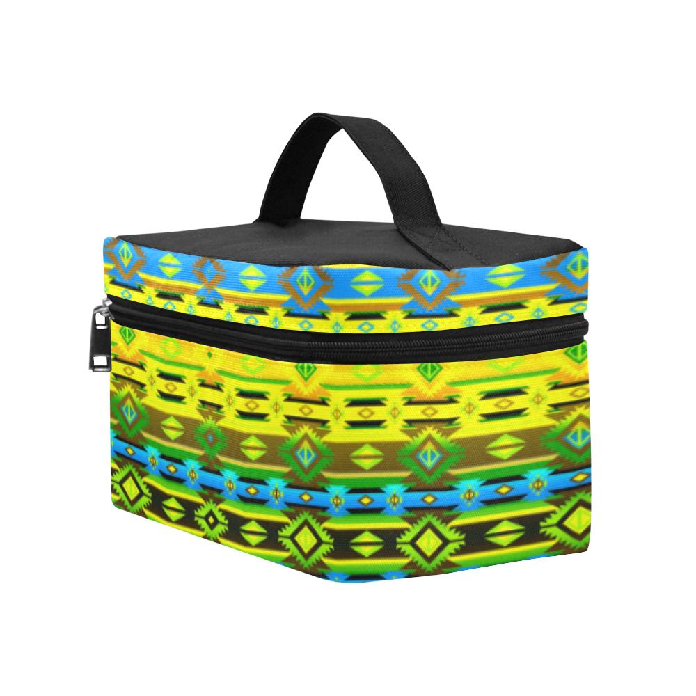 Adobe Midnight Cosmetic Bag/Large (Model 1658) Cosmetic Bag e-joyer