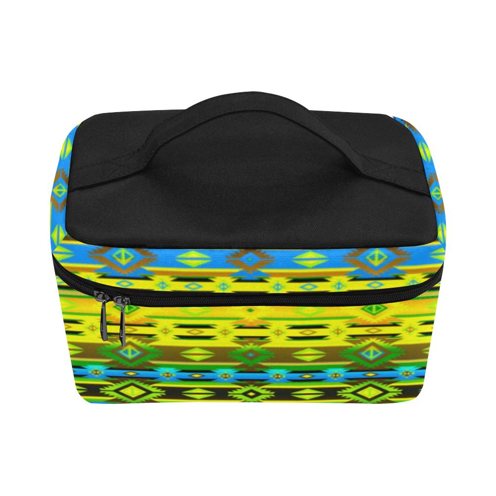 Adobe Midnight Cosmetic Bag/Large (Model 1658) Cosmetic Bag e-joyer
