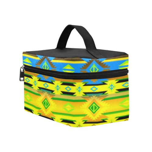 Adobe Midnight Cosmetic Bag/Large (Model 1658) Cosmetic Bag e-joyer