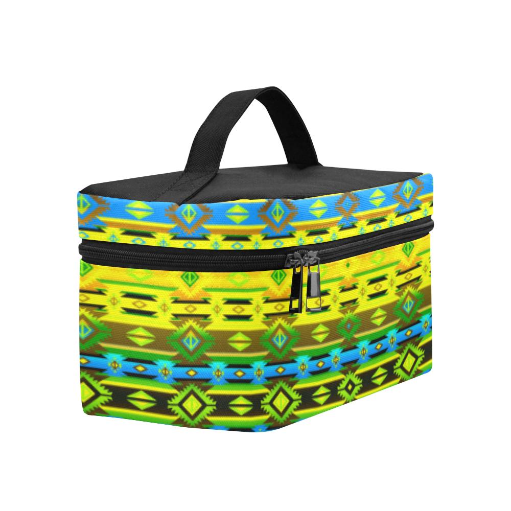 Adobe Midnight Cosmetic Bag/Large (Model 1658) Cosmetic Bag e-joyer