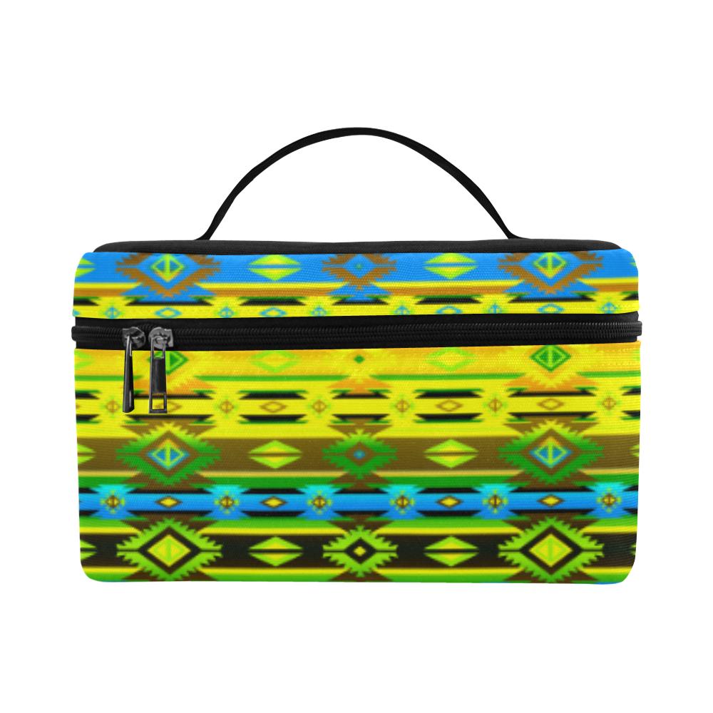 Adobe Midnight Cosmetic Bag/Large (Model 1658) Cosmetic Bag e-joyer