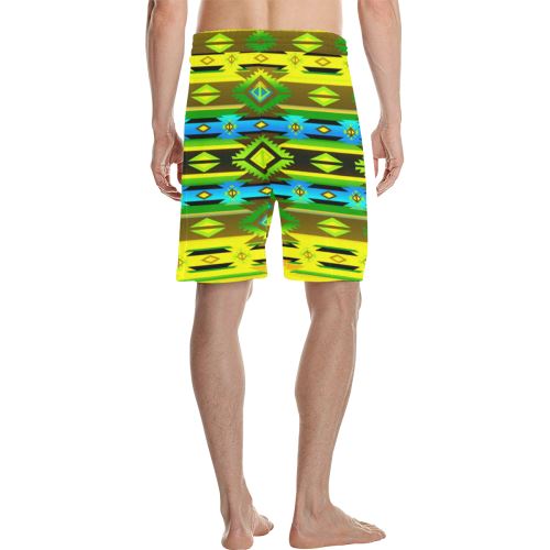 Adobe Midnight Men's All Over Print Casual Shorts (Model L23) Men's Casual Shorts (L23) e-joyer