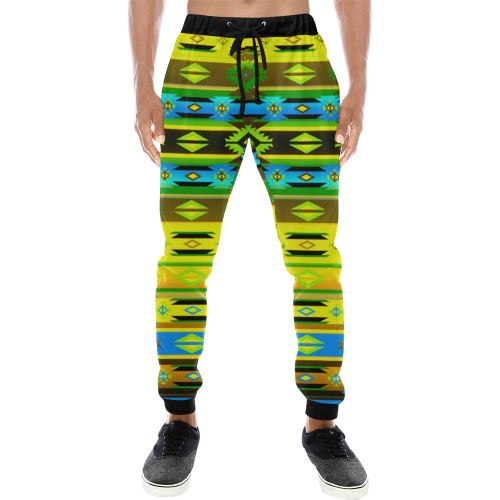 Adobe Midnight Men's All Over Print Sweatpants (Model L11) Men's All Over Print Sweatpants (L11) e-joyer