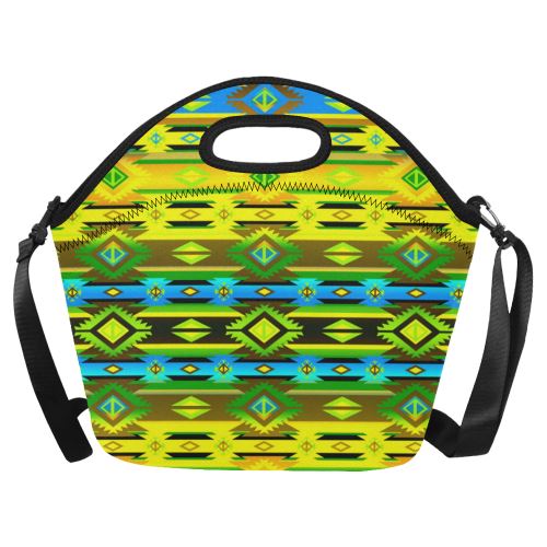 Adobe Midnight Neoprene Lunch Bag/Large (Model 1669) Neoprene Lunch Bag/Large (1669) e-joyer