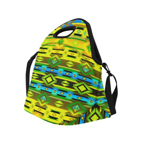 Adobe Midnight Neoprene Lunch Bag/Large (Model 1669) Neoprene Lunch Bag/Large (1669) e-joyer