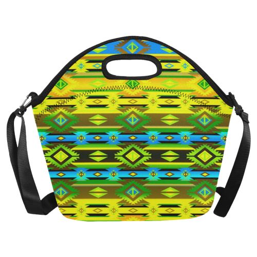 Adobe Midnight Neoprene Lunch Bag/Large (Model 1669) Neoprene Lunch Bag/Large (1669) e-joyer