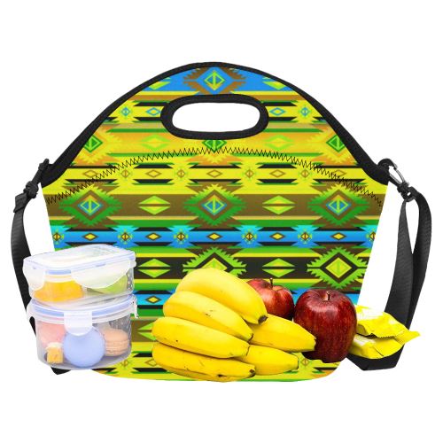 Adobe Midnight Neoprene Lunch Bag/Large (Model 1669) Neoprene Lunch Bag/Large (1669) e-joyer