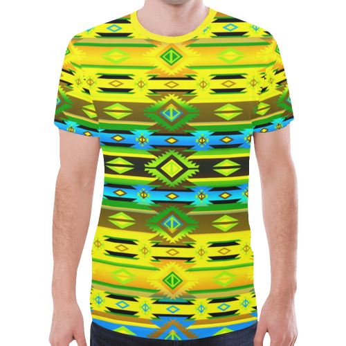 Adobe Midnight New All Over Print T-shirt for Men (Model T45) New All Over Print T-shirt for Men (T45) e-joyer