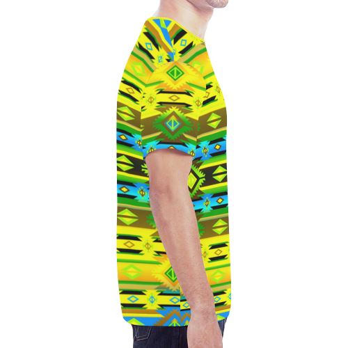 Adobe Midnight New All Over Print T-shirt for Men (Model T45) New All Over Print T-shirt for Men (T45) e-joyer