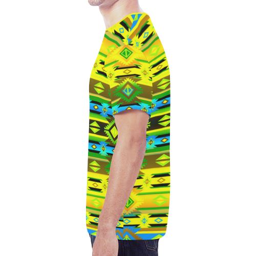 Adobe Midnight New All Over Print T-shirt for Men (Model T45) New All Over Print T-shirt for Men (T45) e-joyer