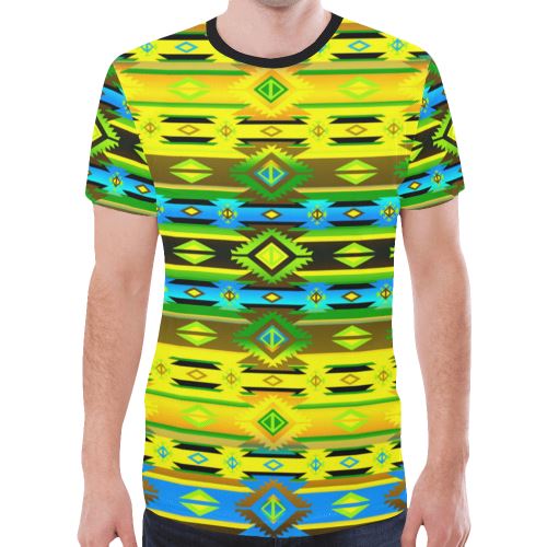 Adobe Midnight New All Over Print T-shirt for Men/Large Size (Model T45) New All Over Print T-shirt for Men/Large (T45) e-joyer