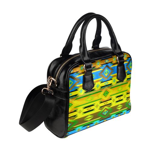 Adobe Midnight Shoulder Handbag (Model 1634) Shoulder Handbags (1634) e-joyer