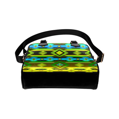 Adobe Midnight Shoulder Handbag (Model 1634) Shoulder Handbags (1634) e-joyer