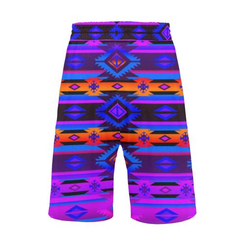 Adobe Morning Men's All Over Print Casual Shorts (Model L23) Men's Casual Shorts (L23) e-joyer