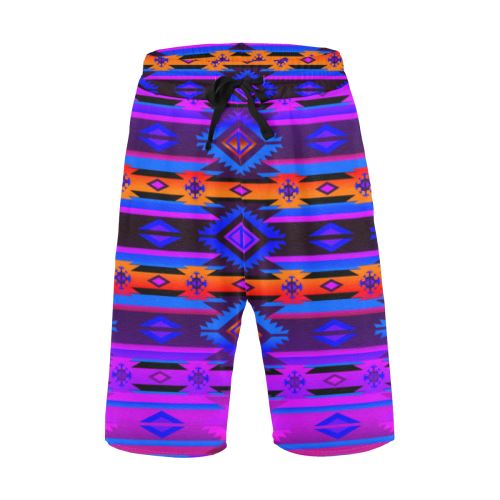 Adobe Morning Men's All Over Print Casual Shorts (Model L23) Men's Casual Shorts (L23) e-joyer