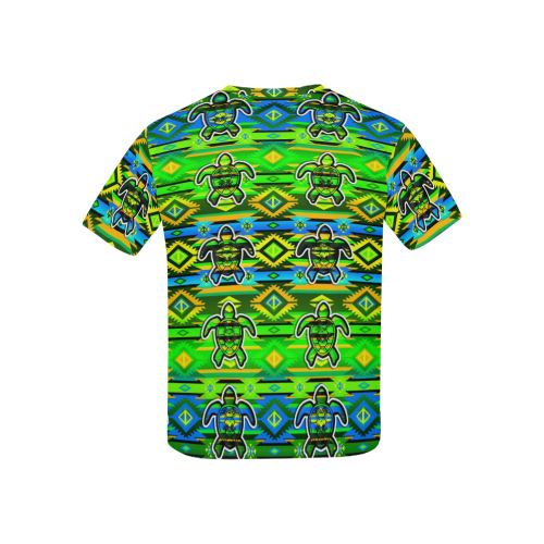 Adobe-Nature-Turtle All Over Print T-shirt for Kid (USA Size) (Model T40) All Over Print T-shirt for Kid (T40) e-joyer