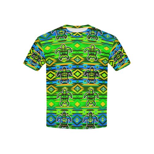 Adobe-Nature-Turtle All Over Print T-shirt for Kid (USA Size) (Model T40) All Over Print T-shirt for Kid (T40) e-joyer
