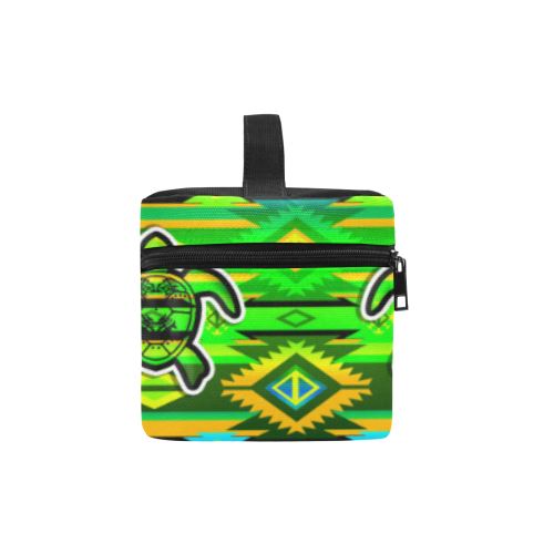 Adobe-Nature-Turtle Cosmetic Bag/Large (Model 1658) Cosmetic Bag e-joyer